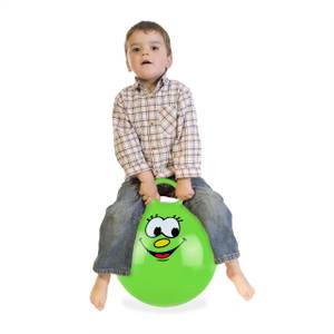 Ballon sauteur pour enfant Vert - Matière plastique - 45 x 55 x 45 cm