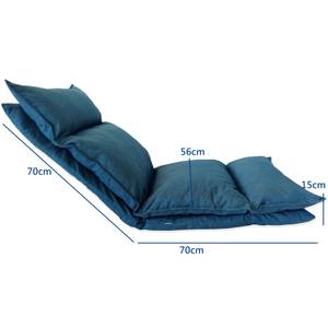 Meditationstuhl  Aquilegia Blau - Textil - 15 x 135 x 56 cm