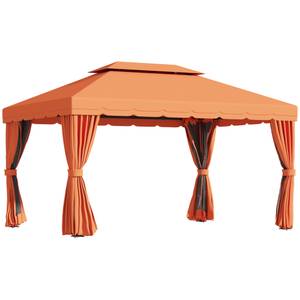 Gartenpavillon 01-0870 Orange - Metall - 290 x 270 x 390 cm