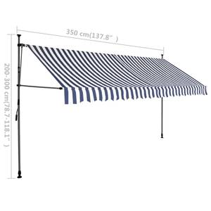 Auvent rétractable 3000948-2 Largeur : 350 cm