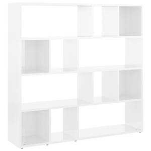 Armoire à livres 3028667 Blanc brillant