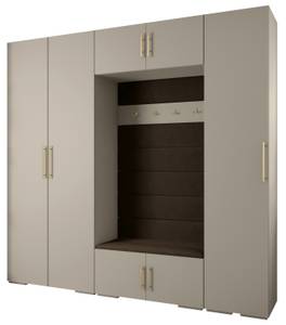 Garderobe Inova 3 Z8 Braun - Gold - Grau - Gold