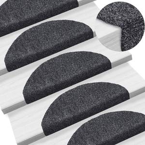 Tapis d'escalier (lot de 5) 3007455_7 Gris lava - Nombre de pièces dans le lot : 5