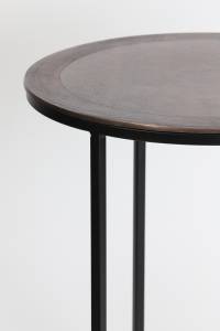 Table d'appoint TALCA lot de 2 Bronze - 50 x 52 x 50 cm