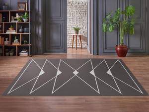 Tapis de salon TROZIA Gris - Textile - 160 x 1 x 230 cm