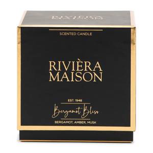 Bougie parfumée RM Bergamot Bliss Noir - Verre - 7 x 9 x 7 cm