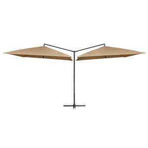 Parasol double 3001709 Taupe