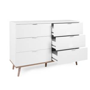 Commode 2032 Blanc - Bois manufacturé - Bois/Imitation - 120 x 86 x 40 cm