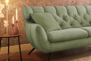 Sofa CHARME 3-Sitzer Cord Grün