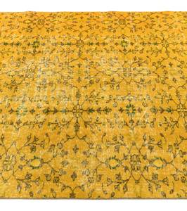 Tapis Ultra Vintage CCLXXXV Jaune - Textile - 145 x 1 x 264 cm