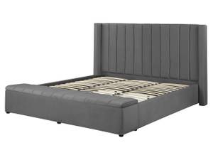 Doppelbett NOYERS Grau - Breite: 190 cm