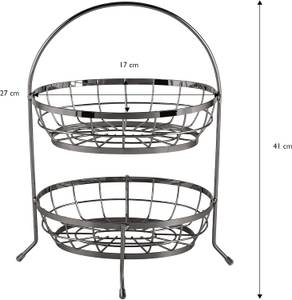 Obst-Etagere EW-OK-1418S Schwarz