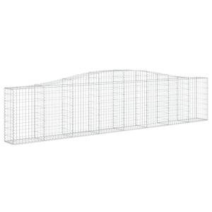 Gabionenkorb 3017642-1 Silber - Metall - 30 x 100 x 400 cm