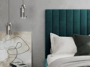 Bett mit Bettkasten LARALI Blau