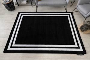 Tapis Hampton Cadre Noir 80 x 150 cm