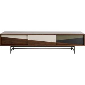 Meuble TV Lamello Marron - Bois massif - 210 x 50 x 40 cm