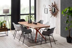 Esstisch 15271-00 Braun - Massivholz - Holzart/Dekor - 180 x 79 x 90 cm