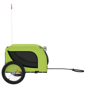 Remorque vélo pour chien 3028683-2 Vert - 69 x 74 x 133 cm