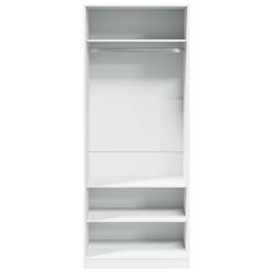 Kleiderschrank 298537-1 Weiß - Breite: 80 cm