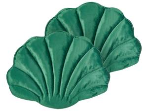 Coussin décoratif CONSOLIDA Vert émeraude - Vert - Nombre de pièces dans le lot : 2