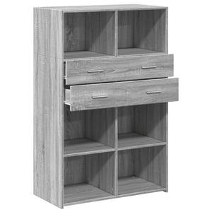 Highboard DE1484 Grau - Holzwerkstoff - 43 x 124 x 80 cm