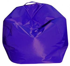 Eleganter Sitzsack Violett - Naturfaser - 65 x 50 x 65 cm