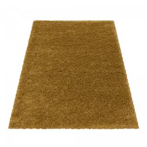 Tapis shaggy UNI I 80x150 or Doré - 80 x 150 cm