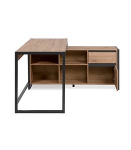 Bureau d'angle Prague Beige - Bois manufacturé - 142 x 75 x 139 cm