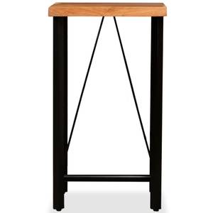 Bar-Set(3-teilig) 275128 Braun - Metall - Massivholz - Holzart/Dekor - 60 x 107 x 60 cm