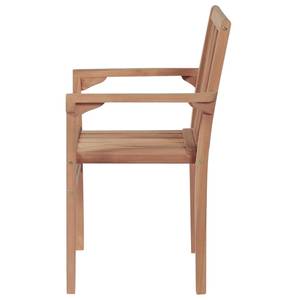 Chaise empilable 50 x 58 cm - Bois/Imitation - En partie en bois massif