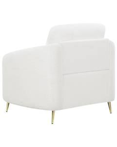 Fauteuil TROSA Doré - Blanc