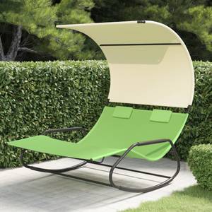 Chaise longue double Vert