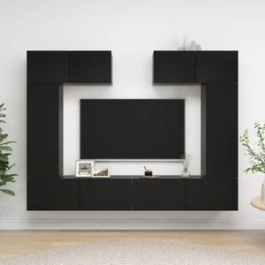 TV-Schrank 6er Set D688 Schwarz - Tiefe: 100 cm