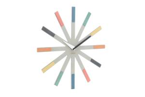 Horloge murale design THE STARLET. Bois manufacturé - 50 x 50 x 1 cm