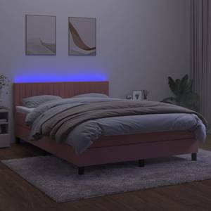 Boxspringbett 3017268-14 Pink - 144 x 193 cm