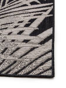 Outdoor Teppich Diego Schwarz - Textil - 60 x 1 x 110 cm