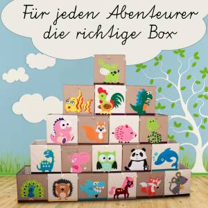 Lifeney Aufbewahrungsbox mit Koala Motiv Kunststoff - 35 x 34 x 5 cm