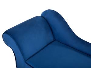 Chaise longue BIARRITZ Bleu - Bleu marine - Accoudoir monté à droite (vu de face) - Angle à gauche (vu de face)