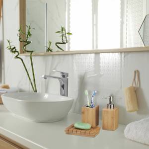 Accessoires salle de bain bambou Set 3, Je commande !