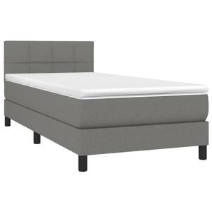 Boxspringbett 3017287-9 Dunkelgrau - Tiefe: 203 cm