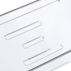 Badewannenablage aus Acryl Silber - Metall - Kunststoff - 76 x 7 x 20 cm