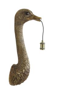 Wandlampe Ostrich Bronze - Gold