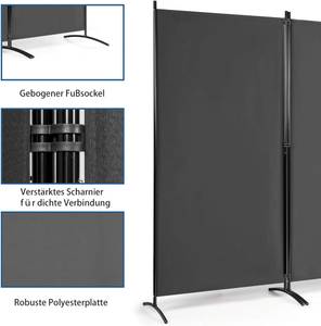 Raumteiler mit Untersetzern Grau