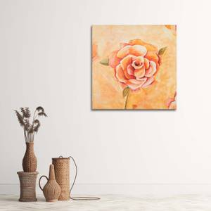 Blumen kaufen home24 leinwand auf Rose Orange Bild |