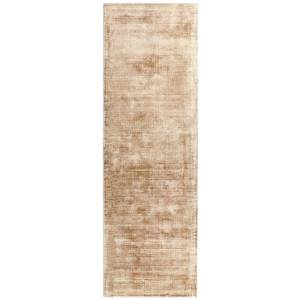 Tapis de couloir moderne fait main LAME Beige