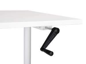 Table à hauteur ajustable DESTIN IV Blanc - Largeur : 120 cm