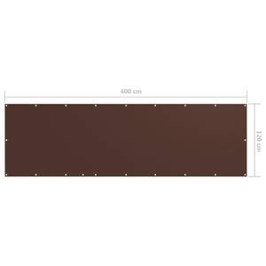 Écran de balcon 3016497-2 Marron - Profondeur : 120 cm