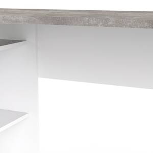 Schreibtisch Plus Weiß - Holz teilmassiv - 145 x 77 x 81 cm