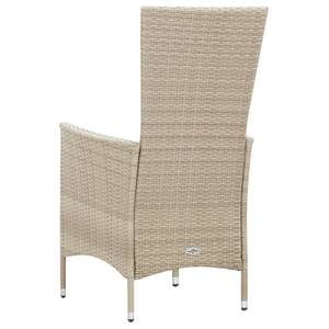 Gartenmöbel-Set Beige - Polyrattan - 90 x 75 x 190 cm