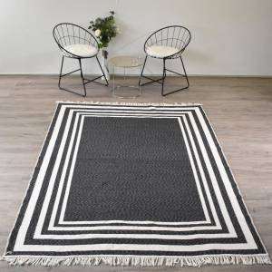 Tapis kilim BU REVERSIBLE Beige - Fibres naturelles - 120 x 5 x 160 cm